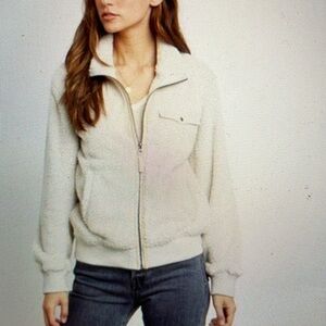 Rails Austin fleece jacket in cream sz xs